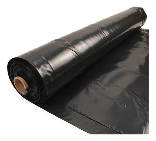 Film Nylon Negro Polietileno Agro 2m X 15mt 200 Micrones