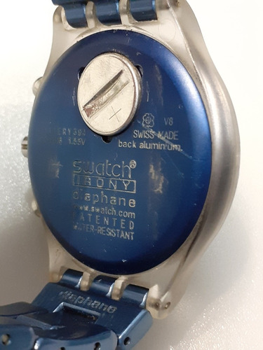 Relogio Swatch Full Blooded Sea Svck4041ag
