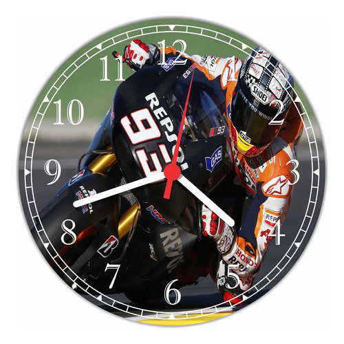 Relógio De Parede Moto Gp Esportes Gg 50 Cm G02