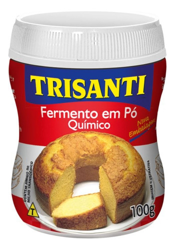 Fermento em pó Trisanti en Pote