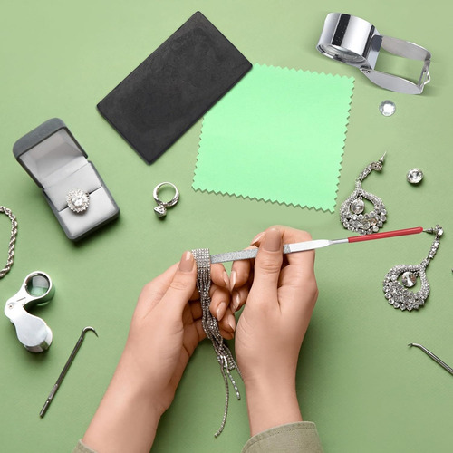 Incluye Un Kit De Soluciones Para Pruebas De Joyas De Oro Y