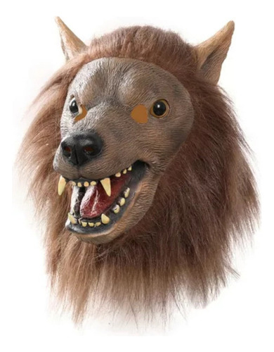 . Máscara Látex Hombre Lobo Halloween Realista Terror