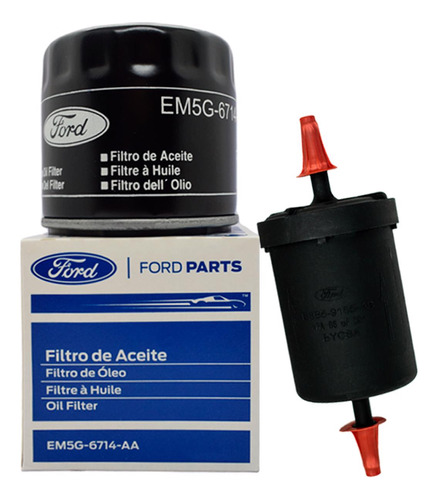 Kit Filtros De Aceite + Combustible Ford Ecosport Original