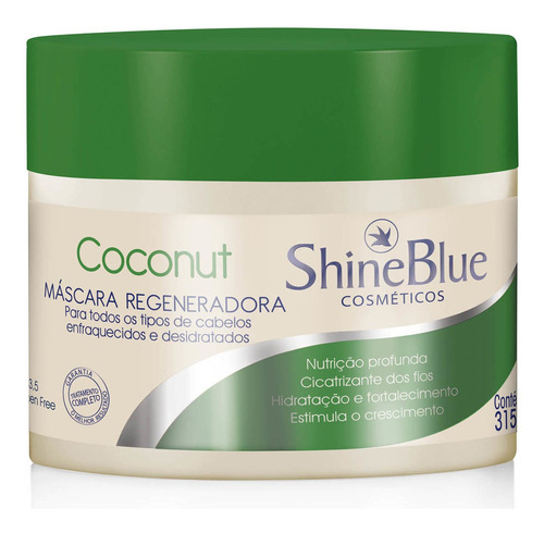 Mascara Shine Blue Coconut 315g