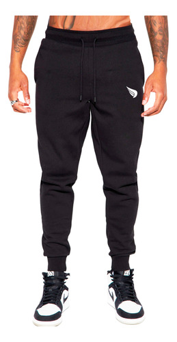 Calça Moletom Masculina Skinny Jogger Peluciada Grossa Nobre