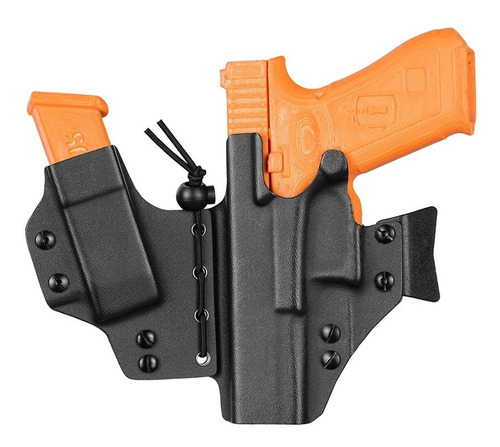 Coldre Kydex Glock G22 G23 .40 Invictus - Iwb Sidecar Velado