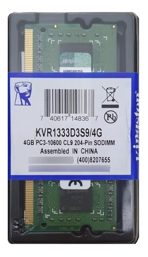 Memoria Ram Ddr3l Pc3l 4gb 1333mhz Laptop