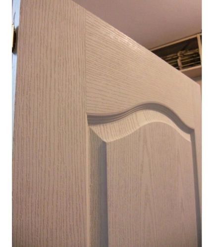 Imagen 3 de 9 de Puerta Placa Craftmaster Blanca C/ Marco Y Cerradura 80x200