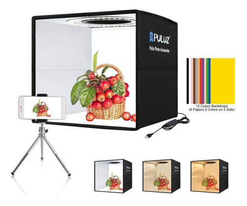 Mini Photo Studio Light Box Cabina De Photo-box Luz Led
