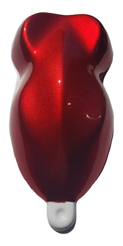 Imagen 7 de 8 de Kit Pintura Candy Bicapa Rojo 1 Lt + Base Aluminio Bic. 1 Lt