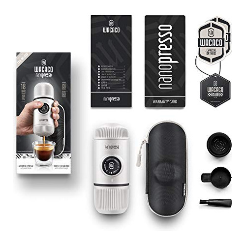 Cafetera Portátil Wacaco Nanopresso Incluida Con Prote
