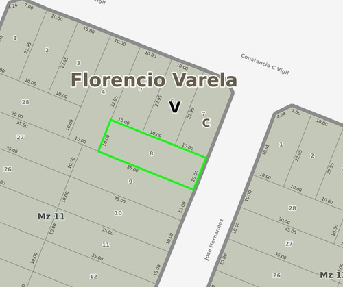 Terreno En Venta - 300mts2 - Florencio Varela, Bosques