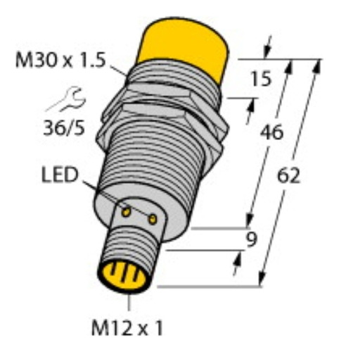 Ni15-m30-ap6x-h1141 Sensor Turck Nu. 46177 En Su Empaque (Usado)