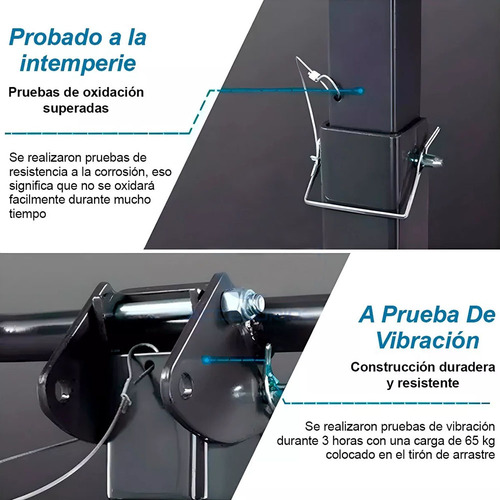 Rack 4 Bicicleta Montaje En Tiron 4 Bicicletas