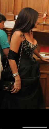 Vestido De Fiesta Cristales Swarosky (Usado)