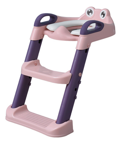 Assento Infantil Redutor Com Escada Lily Pad Rosa Maxi Baby