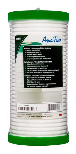 Filtro De Agua De Repuesto Para Toda La Casa 3m Aqua-pure, P