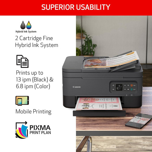Impresora Multifuncional Inalámbrica Canon Pixma Tr7020a