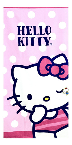 Toalla De Playa Hello Kitty Microfibra 170x40