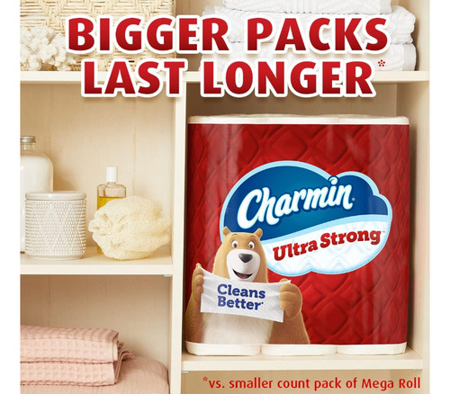 Charmin Ultra Strong Papel Higiénico 18 Mega Rollos