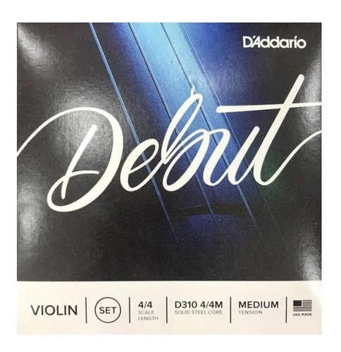 Encordado De Violin 4/4 Debut D310 Daddario Musicstore