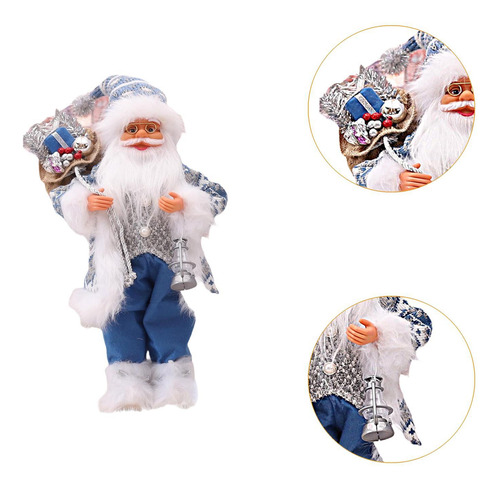 Figura De Papá Noel De Navidad, Centro De Mesa, 45cm