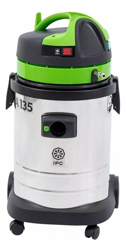 Aspirador extrator é industrial Tambor IPC EA135 35.5L  prateado y preto y verde 220V A135EXT