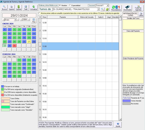 Software Programa Consultorio Médico Clínica Agenda Turnos