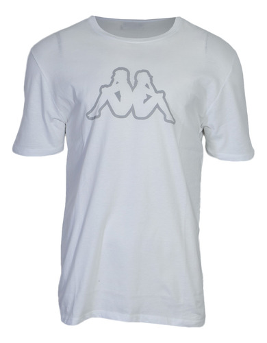 Remera Kappa Logo Sidone Hombre White