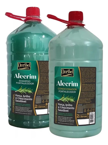 Kit Shampoo E Condicionador Alecrim Ouribel 2x2000ml