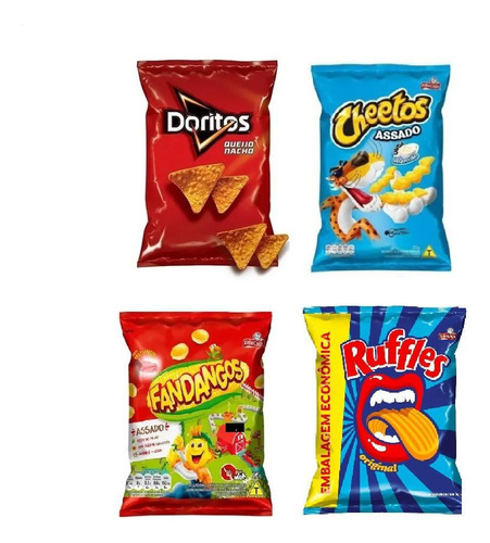 Elma Chips Ruffles + Doritos + Fandangos + Cheetos 40un