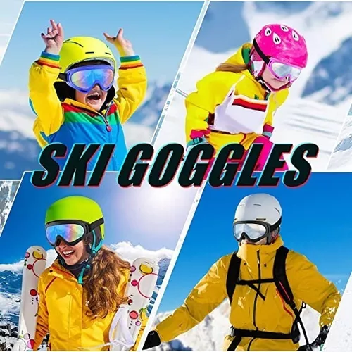 Paquete De 5 Gafas De Esquí, Gafas De Nieve De Snowboard Par
