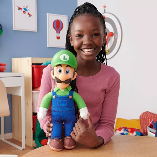 Super Mario Bros. La Pelicula: Peluche Articulado [luigi