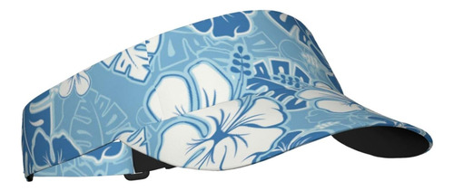 Elegante Gorra Hawaiana Con Visera Flores Hibisco, Sombrero