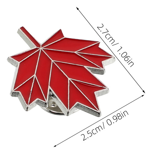 Alfiler De Solapa Canadiense, 10 Unidades: Insignia Con Form