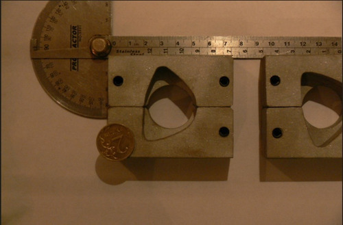 Imagen 3 de 7 de Medidor Block Leva Mecanica Plantilla Jmc 3d
