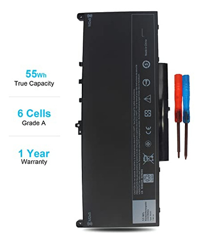 Batería Para Portátil Emanjor 55wh J60j5 7.6v E7470 E7270