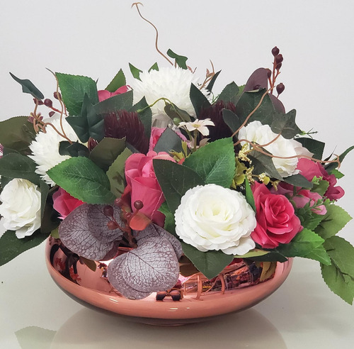 Arranjo Buque De Flores Mix De Rosa Artificial 9130 | Parcelamento sem juros