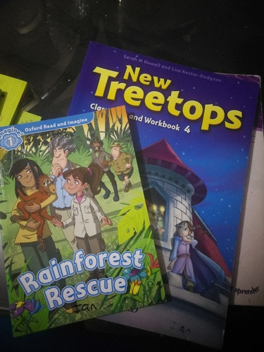 Libro De Inglés New Treetops 4 Class Book And Workbook 4