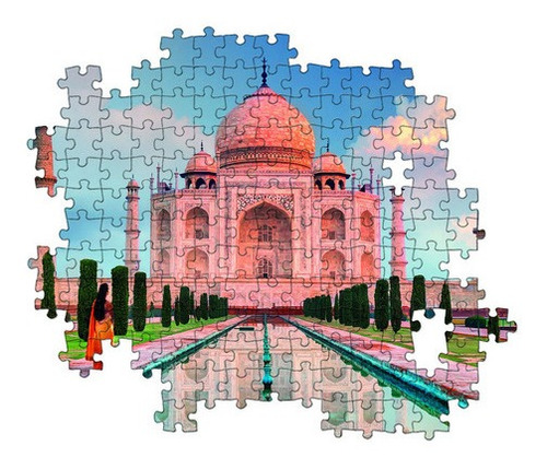 Taj Mahal India Rompecabezas 1500 Pz Clementoni Arquitectura