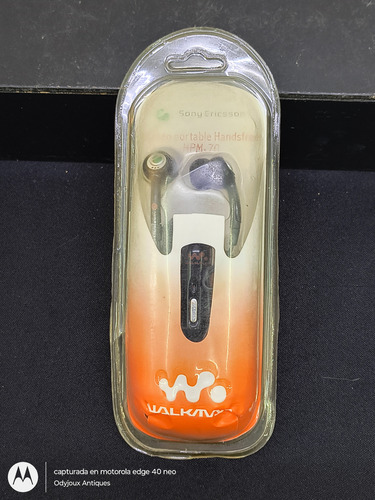 Audífonos Manos Libres Sony Ericsson Hpm-70 En Blister Blanco