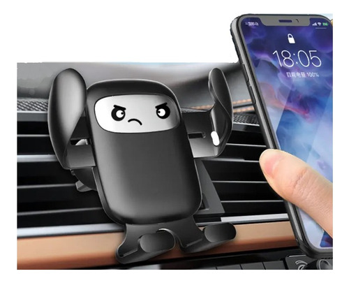 Soporte Celular Carro Universal Retráctil Rejilla Emoji