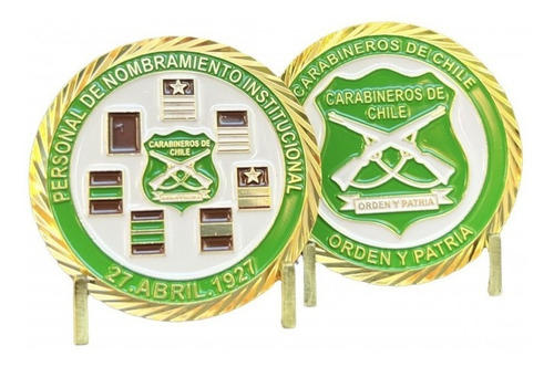 Medalla Grados Suboficiales De Carabineros