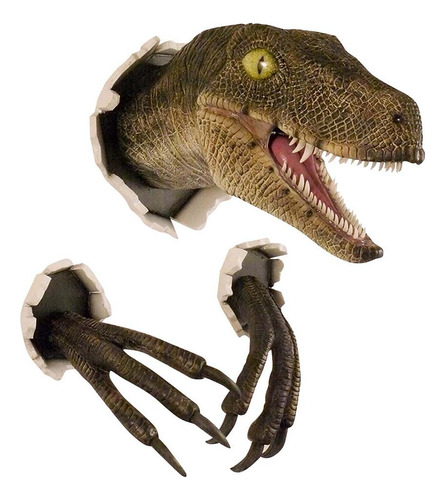 Escultura De Dinosaurio Reventando Pared Reventando Accesori