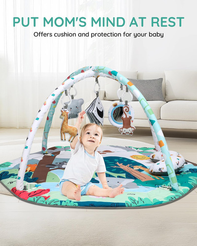 Lilian & Gema Baby Play Gym Mat, Mat De Tiempo De Abdominaci