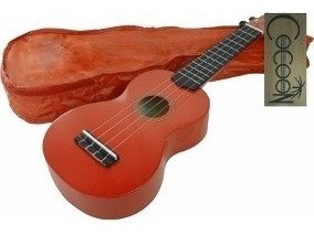 Ukelele Soprano De Madera Con Funda 