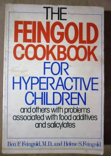 Cocina Para Niños Hiperactivos Feingold Cook Book Children