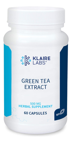 Klaire Labs Extracto De Té Verde - 500 Miligramos De Extra.