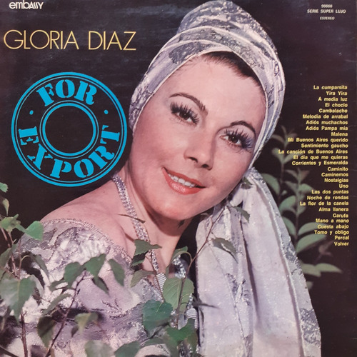 Vinilo Gloria Diaz (for Export)