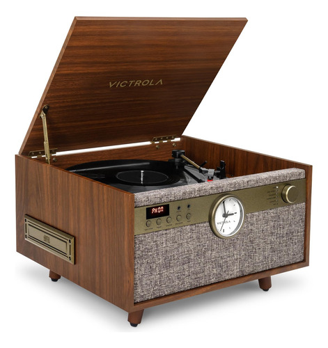Tocadiscos De Vinilo 6 En 1 Y Centro De Música Victrola Cent